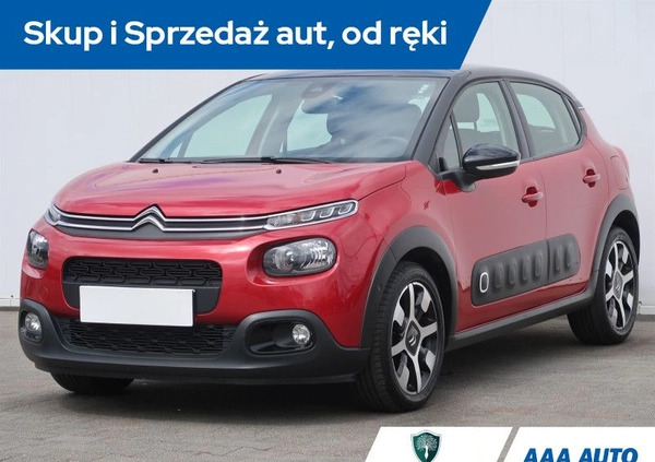 Citroen C3 cena 53000 przebieg: 70038, rok produkcji 2019 z Jasień małe 121